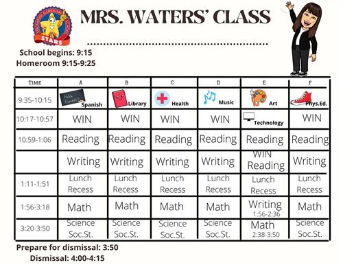 schedule